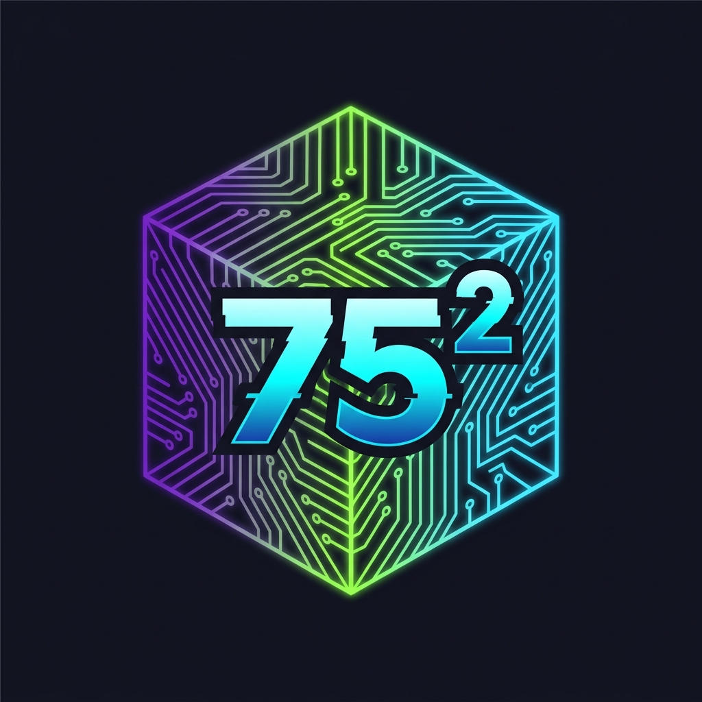 75 Squared Web Design and Digital Marketing Agency Logo
